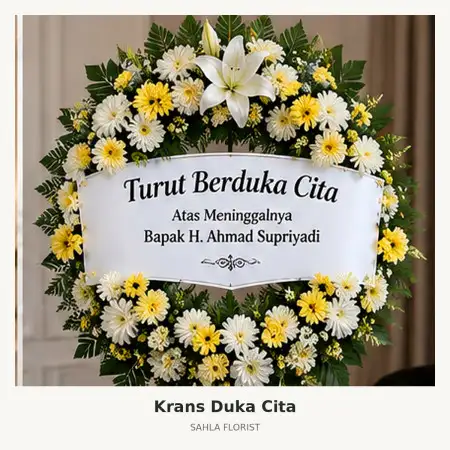 Krans Bunga Duka Tigaraksa